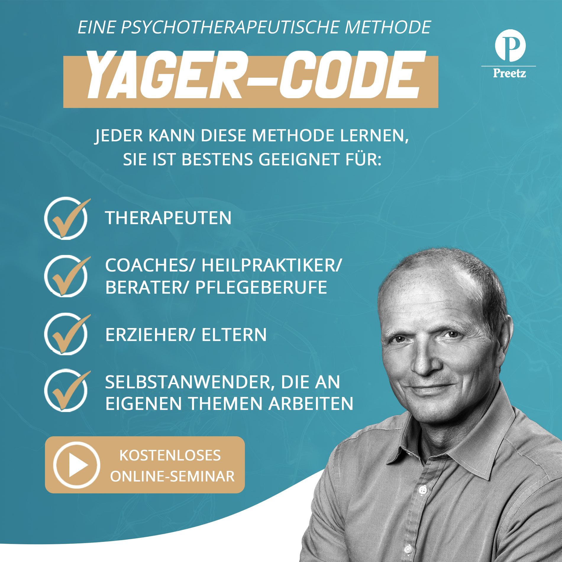 Kostenloses Yager-Code-Online-Seminar